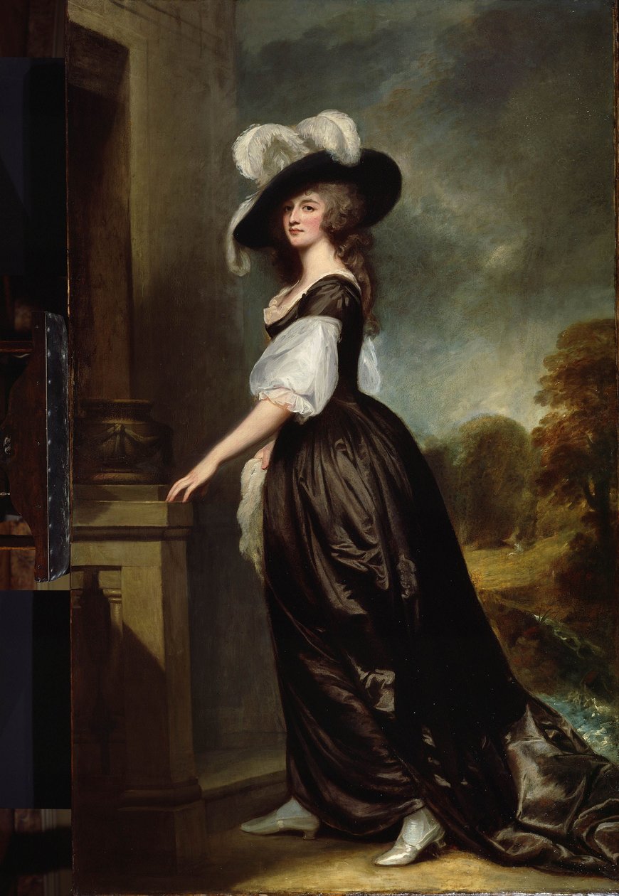 Charlotte, Lady Milnes autorstwa George Romney