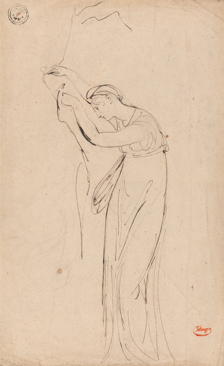 Klasyczna nimfa autorstwa George Romney