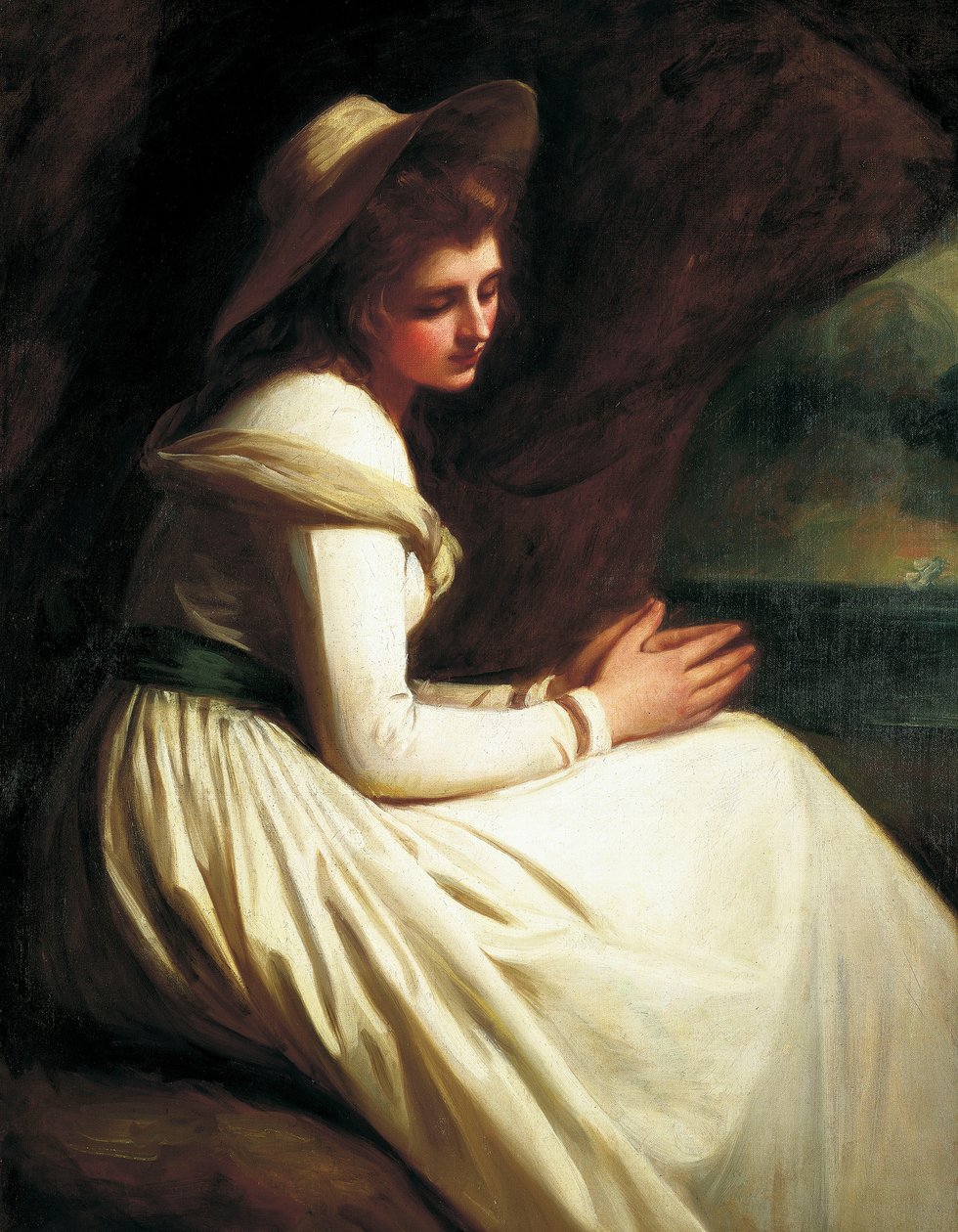 Emma Hart, późniejsza Lady Hamilton (ok. 1761-1815) autorstwa George Romney