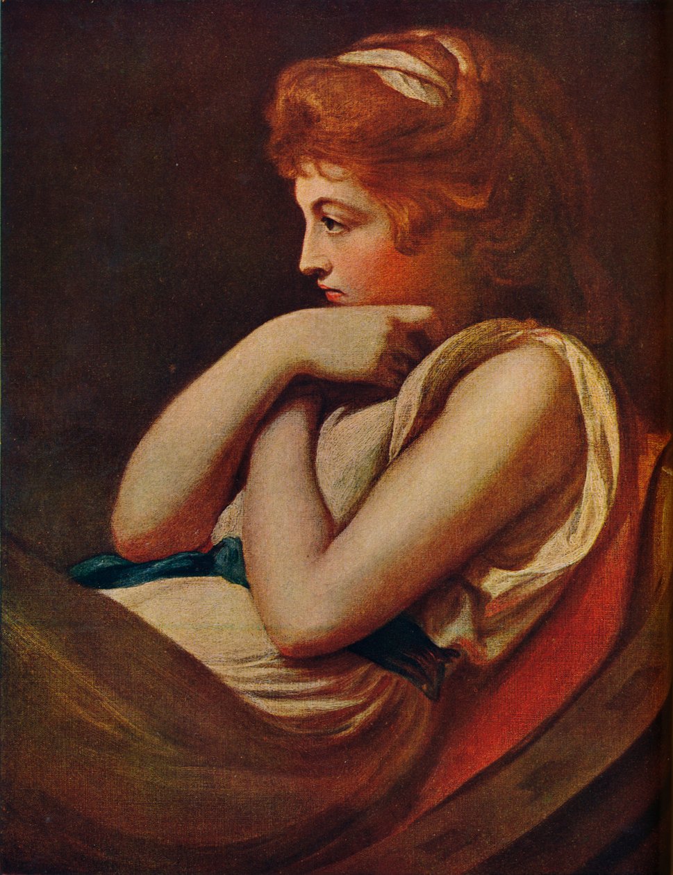 Emma, Lady Hamilton, c1785, 1909 autorstwa George Romney