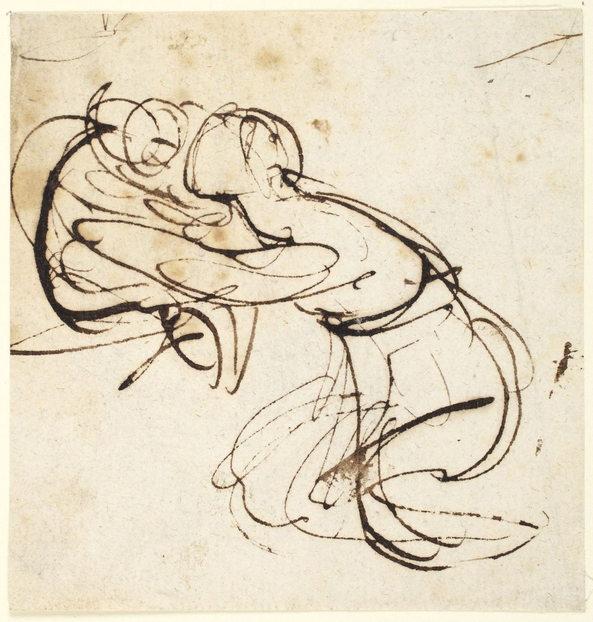 Postać kobiety z dzieckiem   (szkic do obrazu „Infant Shakespeare”) autorstwa George Romney