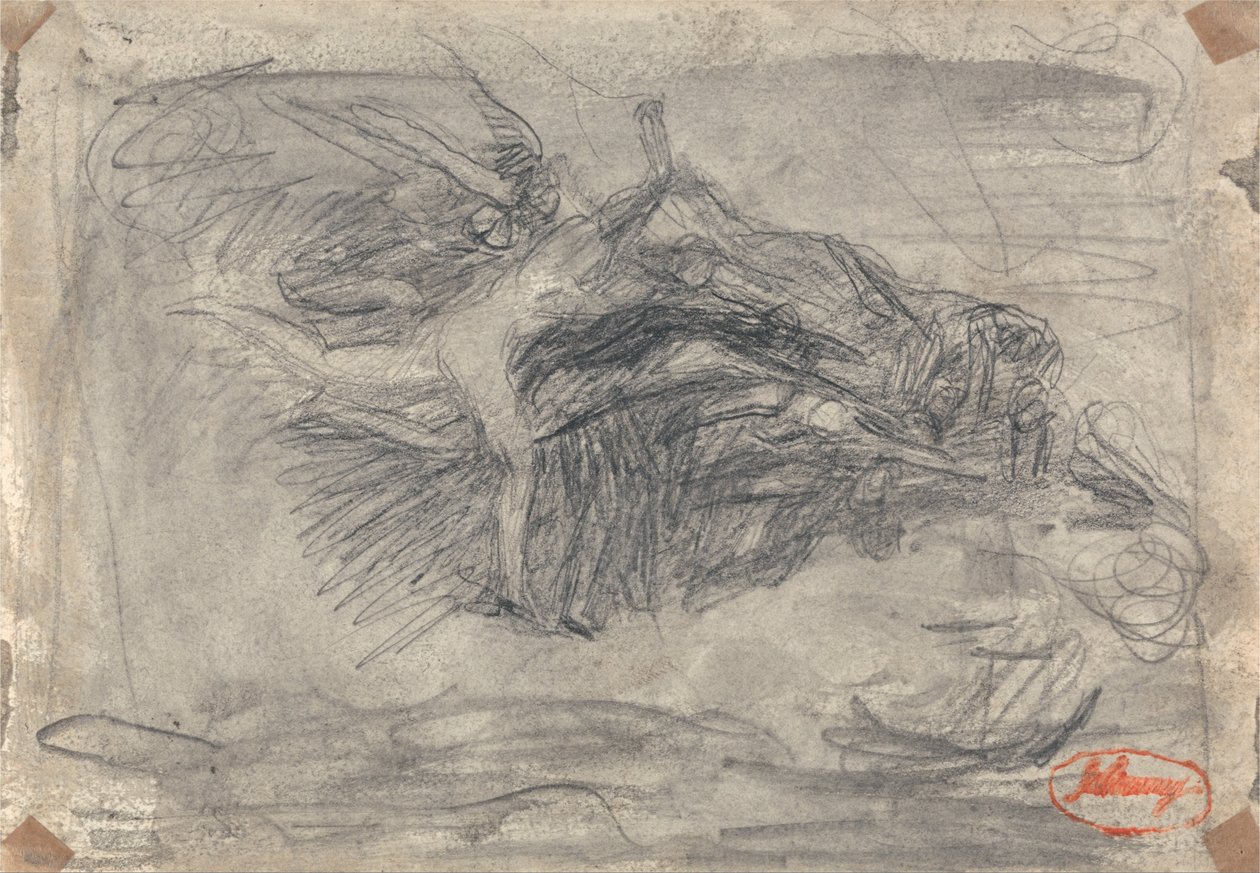 Przyjaciele dla kuszenia Chrystusa autorstwa George Romney