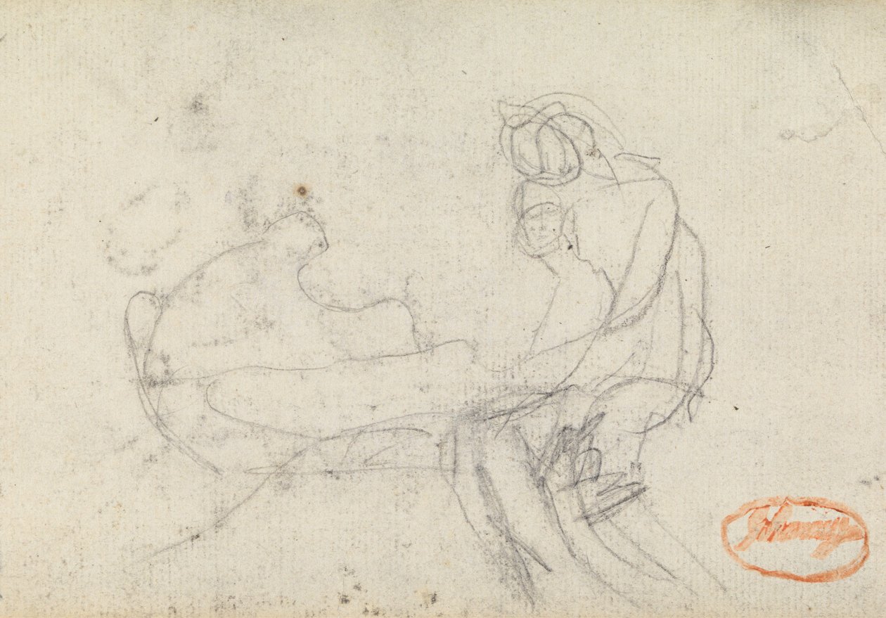 Studium kompozycji figuralnej nr 13 autorstwa George Romney