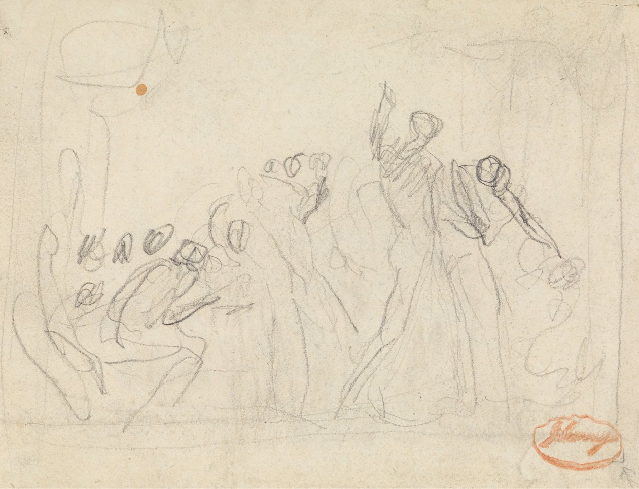 Wykres Badanie składu 33 autorstwa George Romney