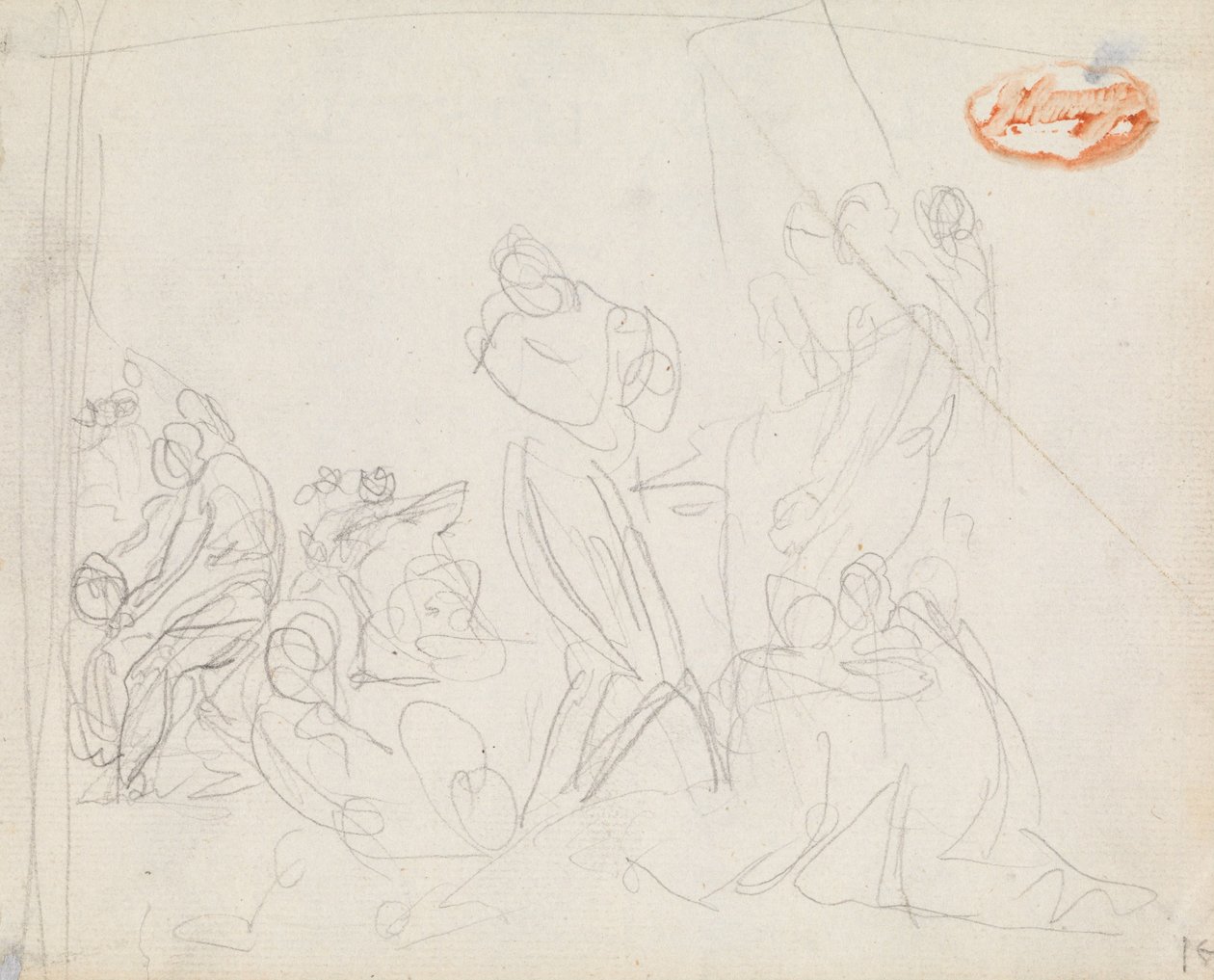 Wykres Badanie składu 34 autorstwa George Romney