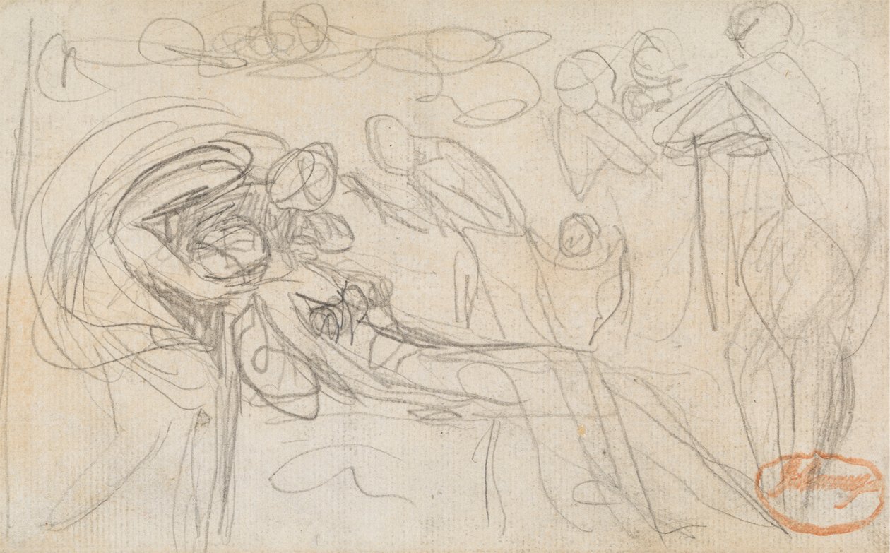 Studium kompozycji figur 49 autorstwa George Romney