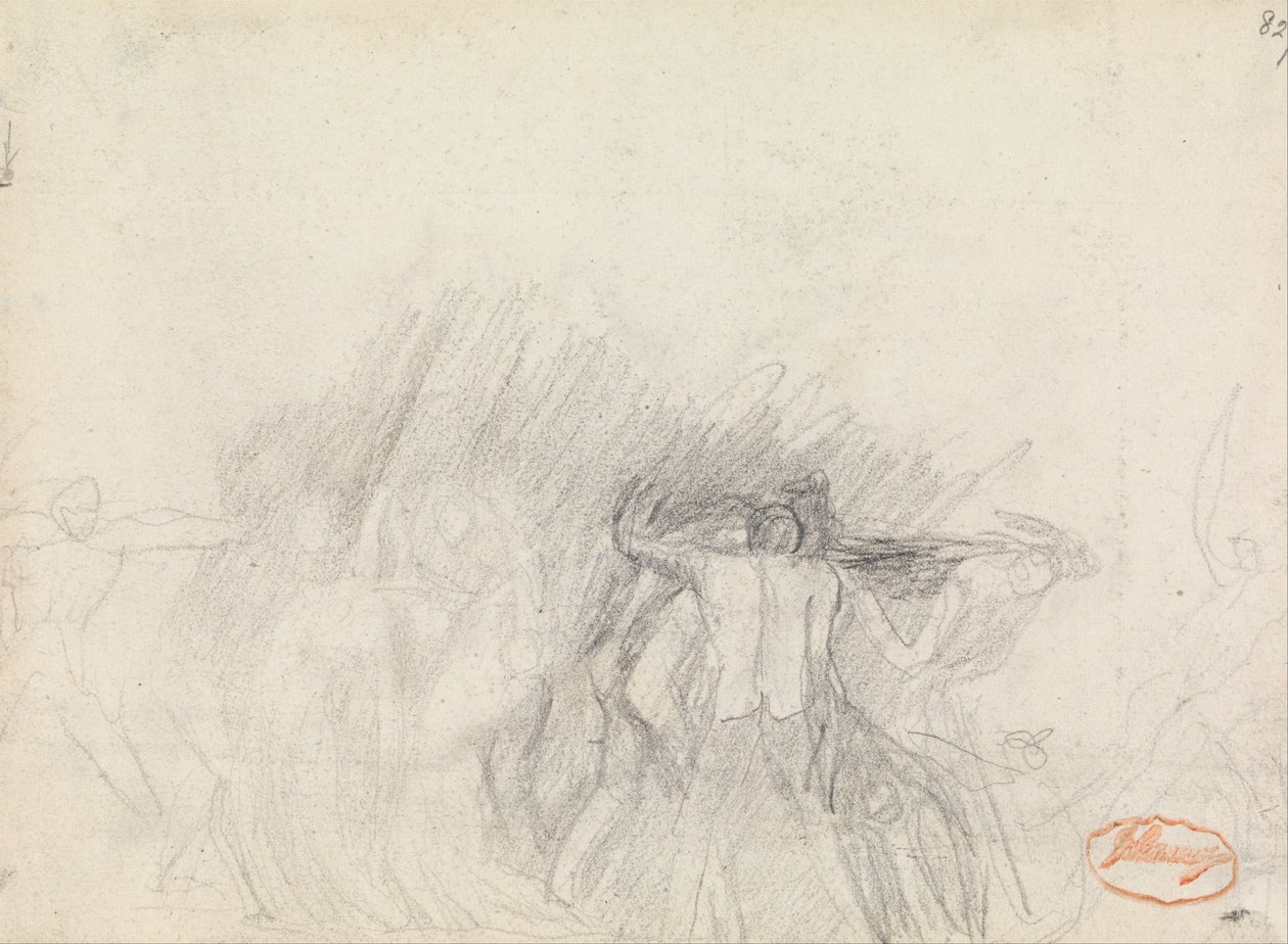 Wykres Badanie składu 50 autorstwa George Romney