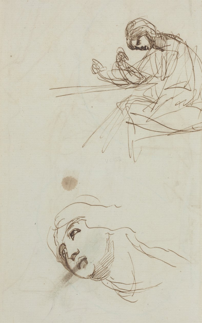 Studia figuratywne [strona odwrotna] autorstwa George Romney