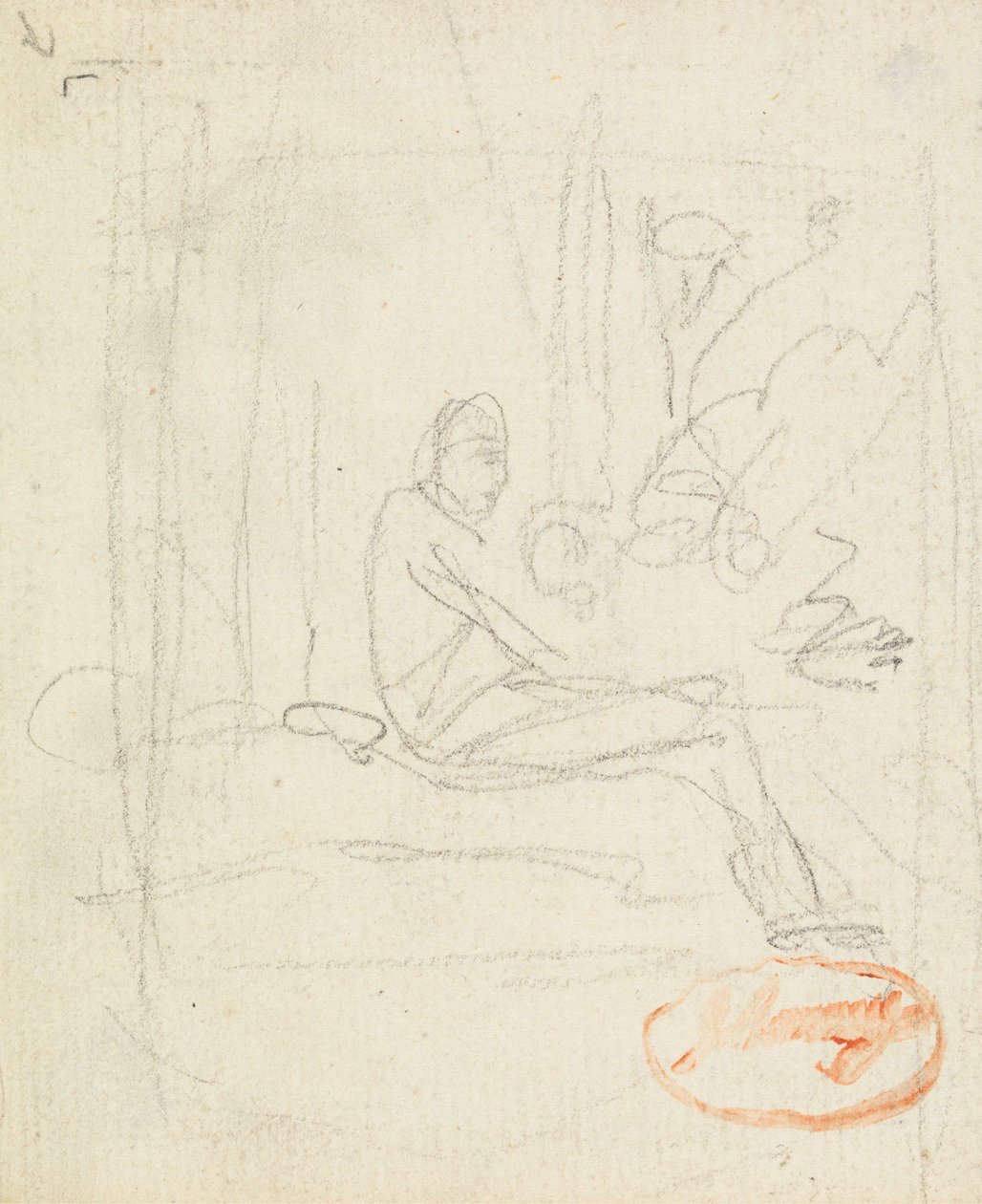 Studium postaci nr 6 autorstwa George Romney