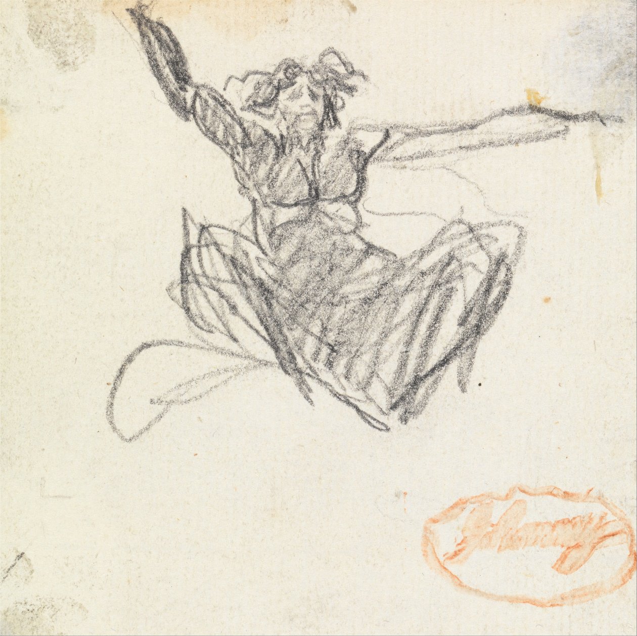Rysunek Study 7 autorstwa George Romney