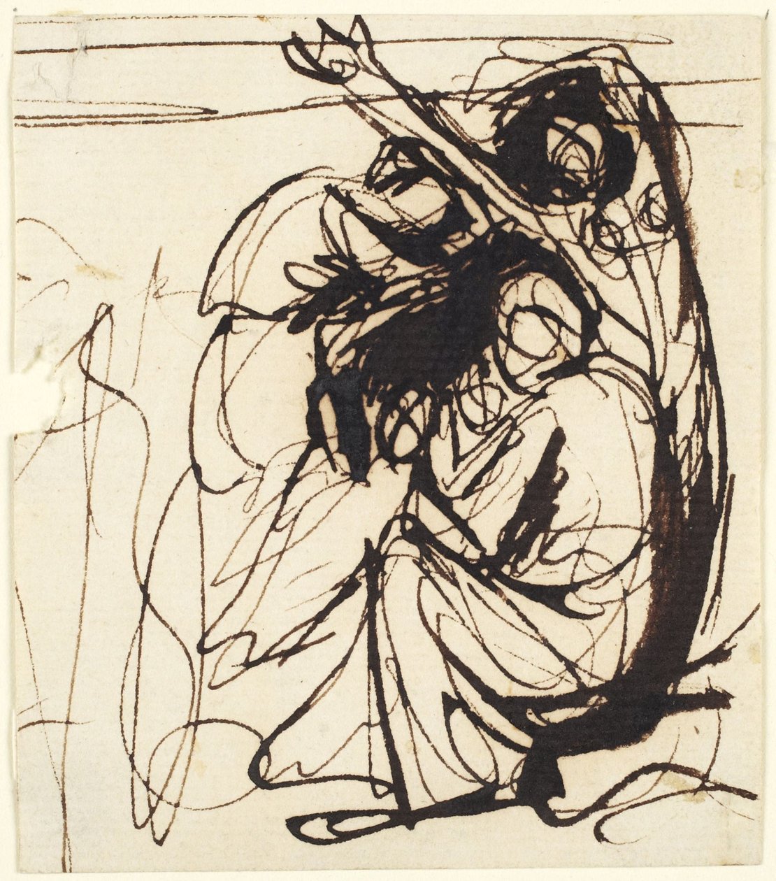 Grupa cierpiących postaci autorstwa George Romney