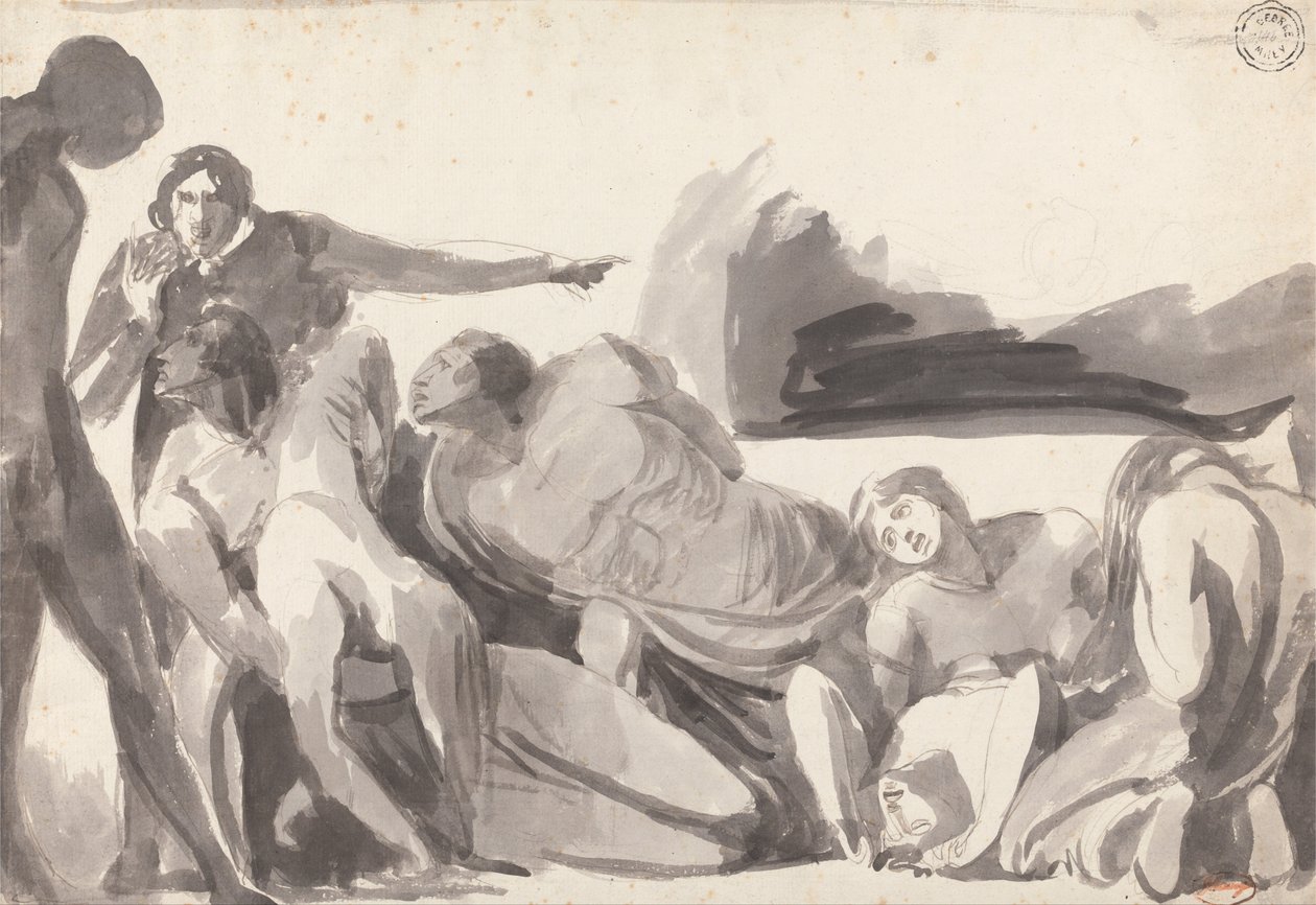 Howard z wizytą w więzieniu autorstwa George Romney