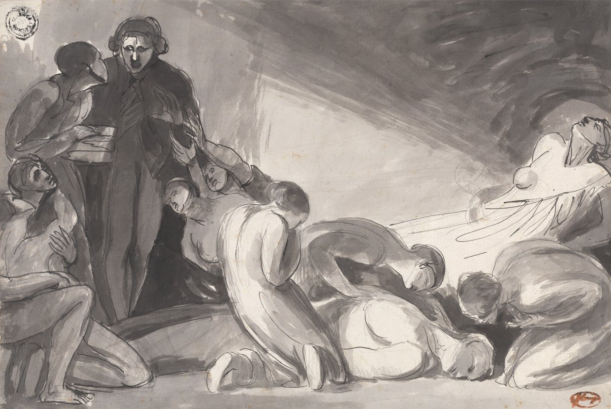 Howard odwiedza więzienie autorstwa George Romney