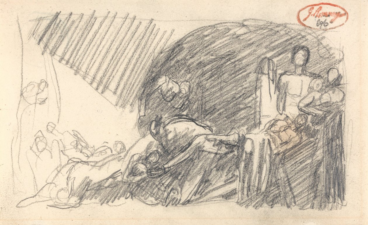 Howard odwiedza więzienie autorstwa George Romney
