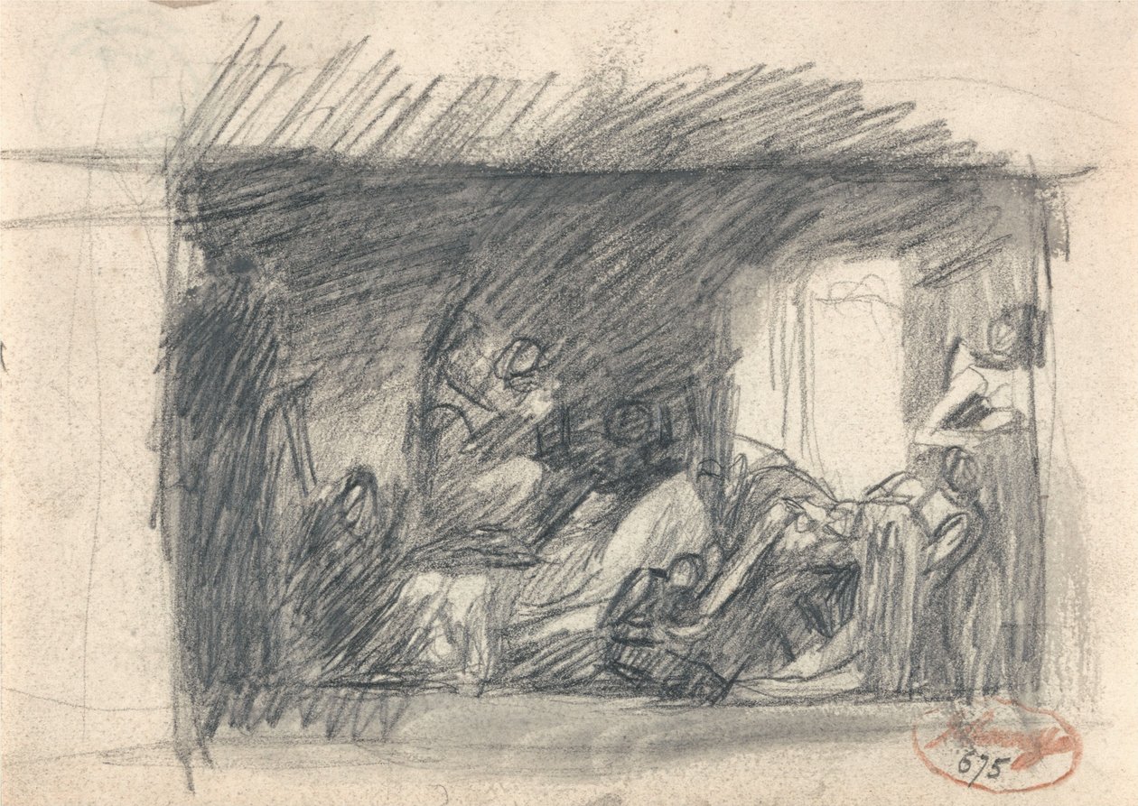 Howard odwiedza więzienie autorstwa George Romney