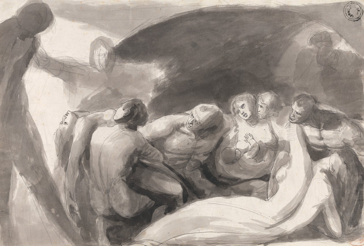 Howard odwiedza więzienie autorstwa George Romney