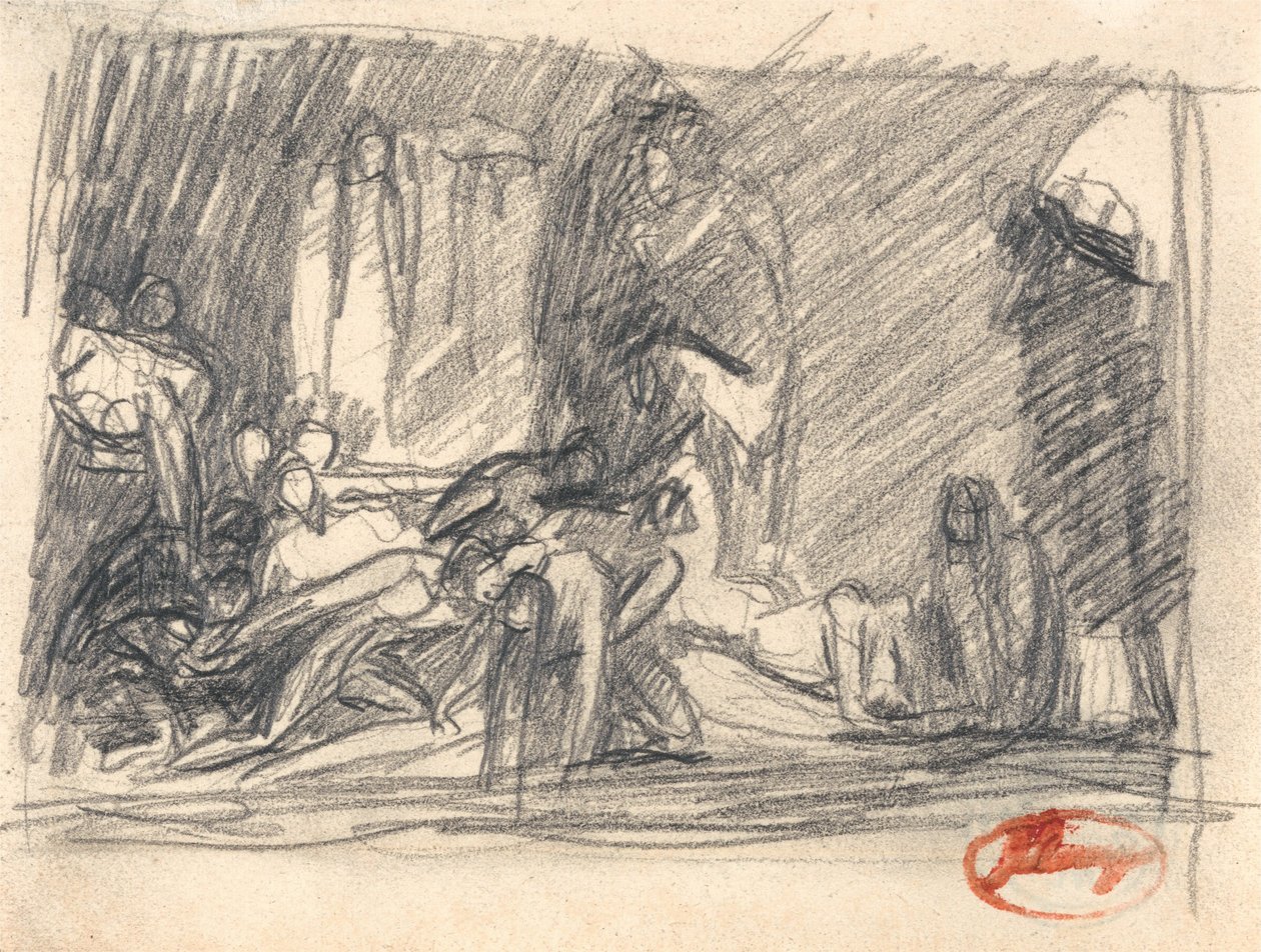 Howard odwiedza więzienie autorstwa George Romney