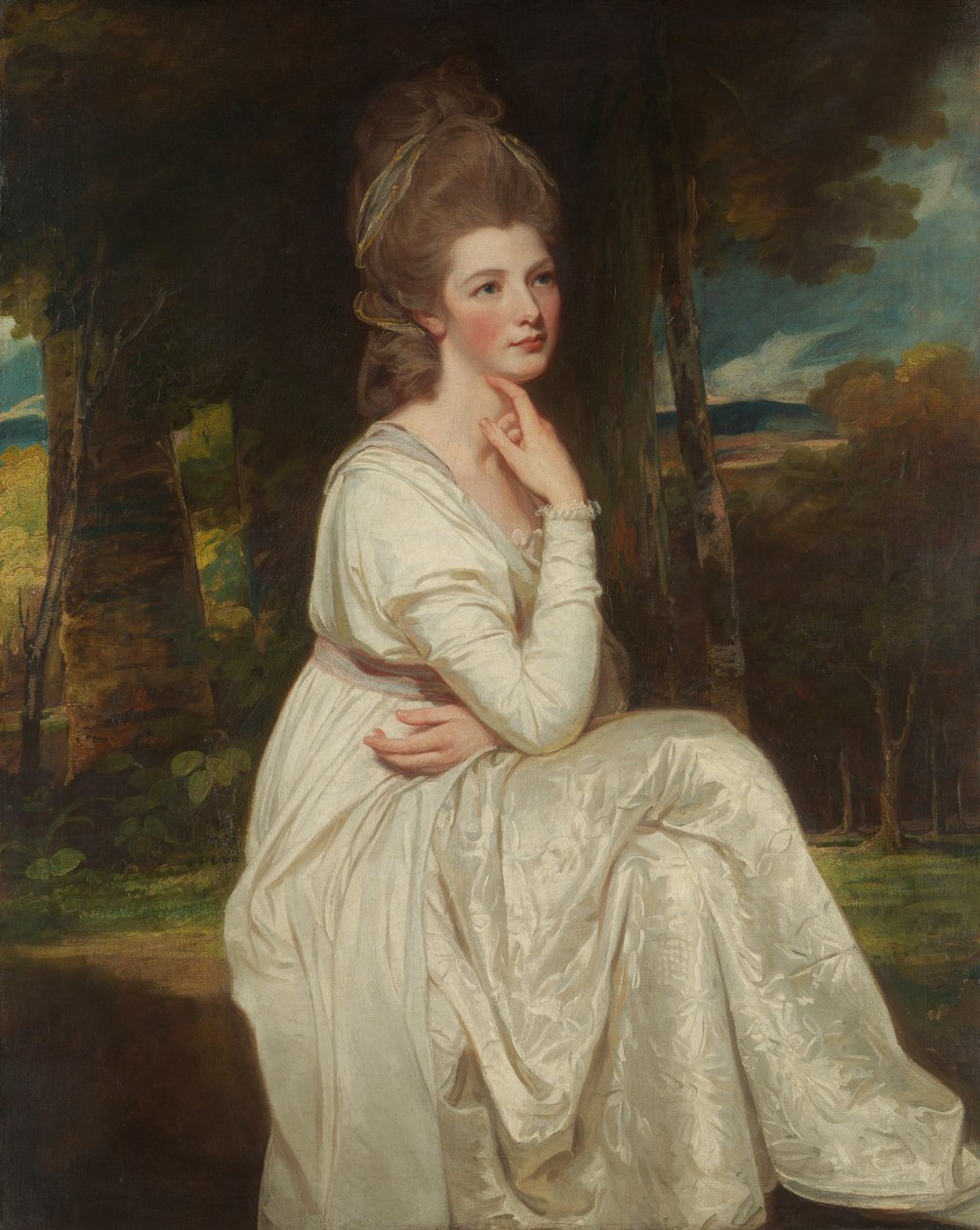 Lady Elizabeth Stanley, hrabina Derby autorstwa George Romney