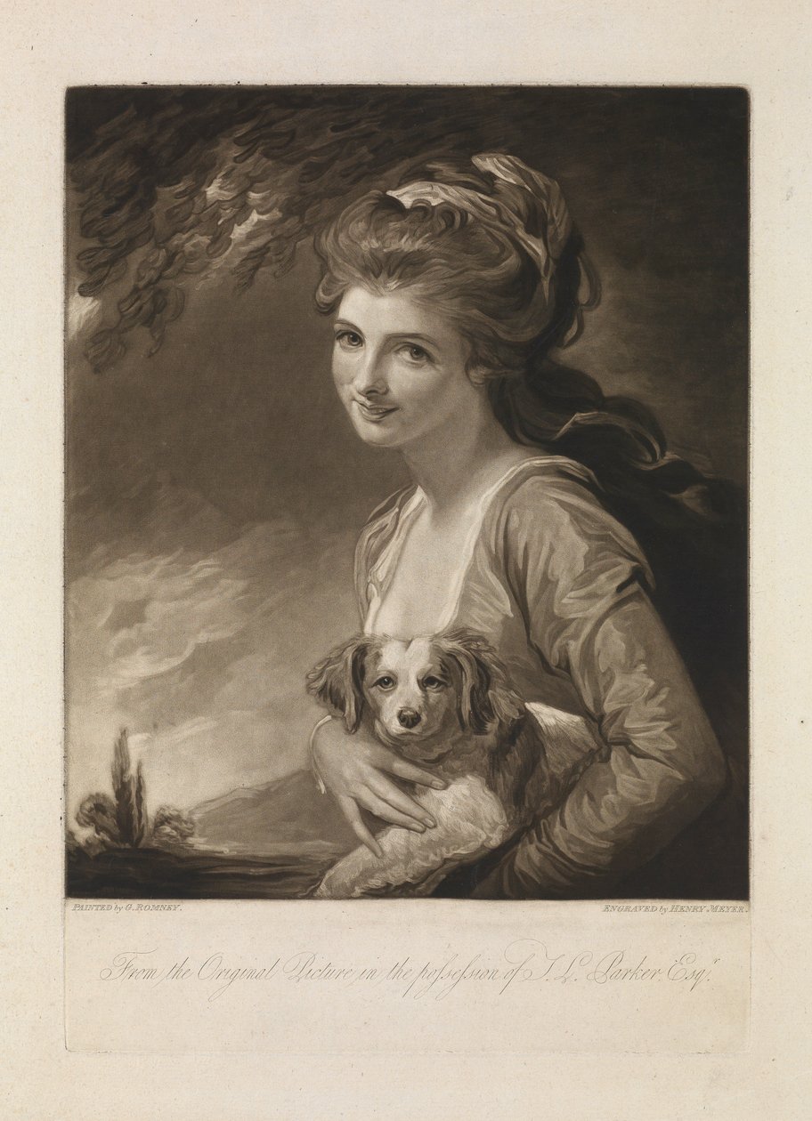 Lady Emma Hamilton autorstwa George Romney