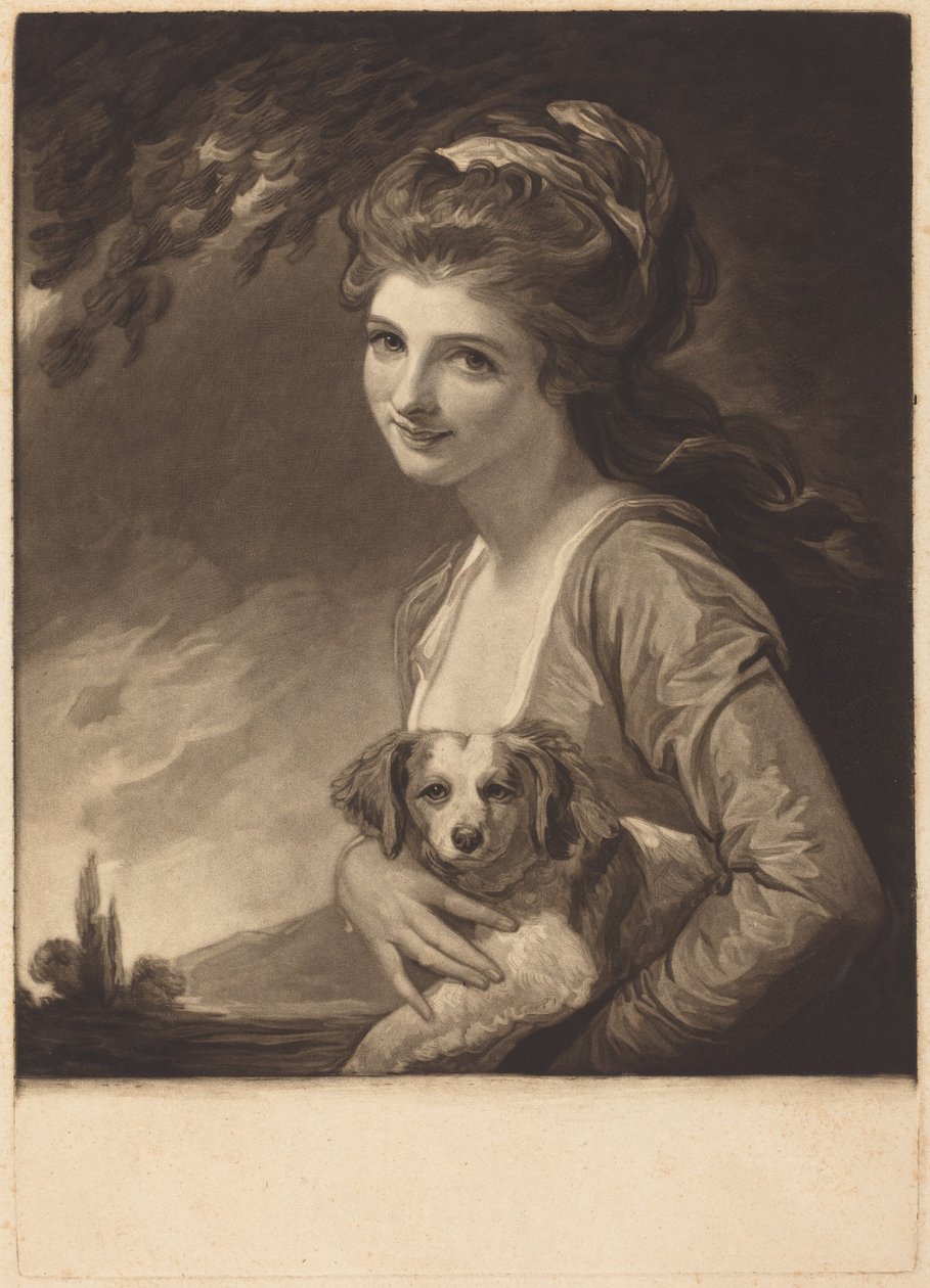 Lady Hamilton jako Natura autorstwa George Romney