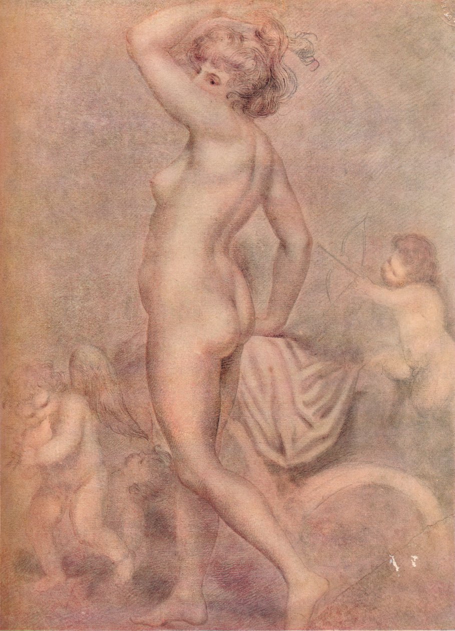 Lady Hamilton jako bogini zdrowia, c1790, 1920. autorstwa George Romney