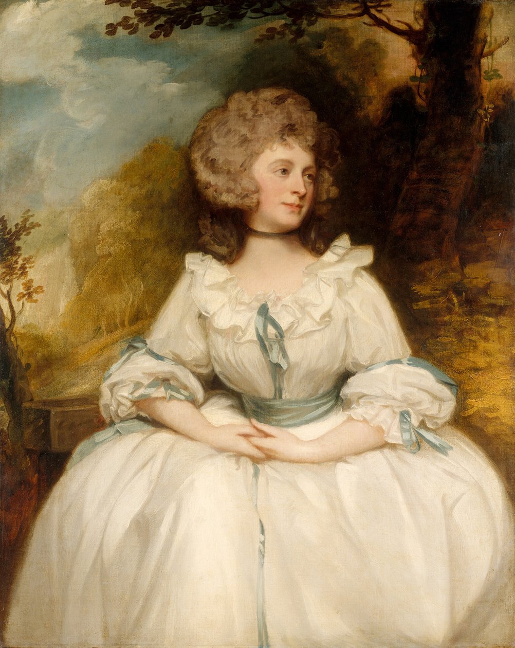 Lady Lemon 1747-1823, połowa do końca lat 80. XVIII wieku. autorstwa George Romney