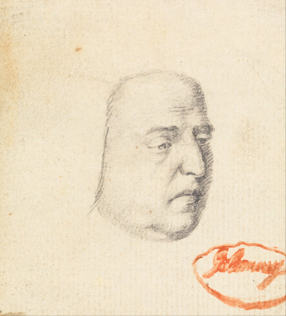 Głowa męska 2 autorstwa George Romney