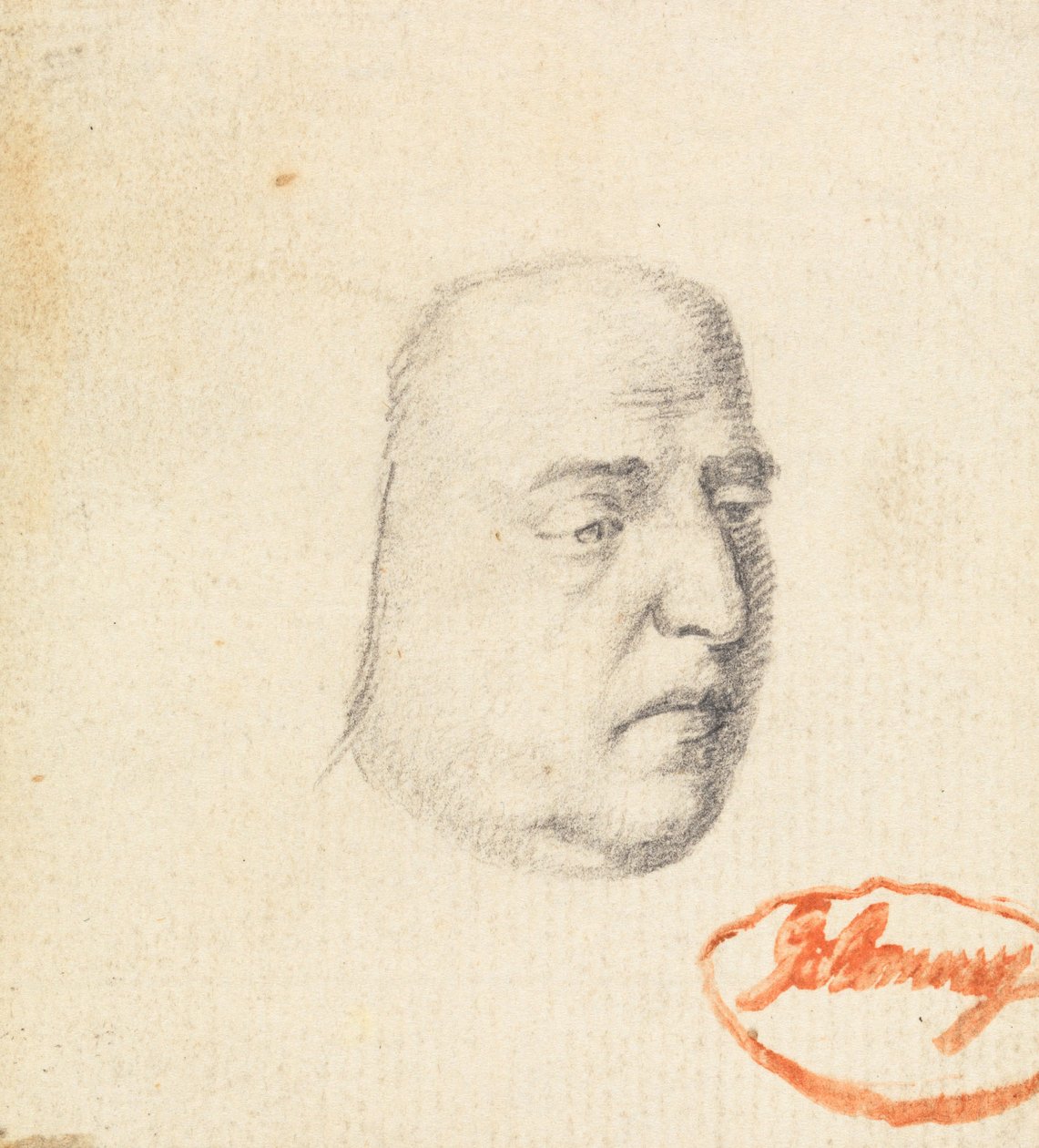 Głowa mężczyzny 2 autorstwa George Romney