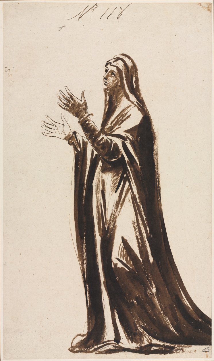 Matka opłakująca Mater Dolorosa, 1776. autorstwa George Romney
