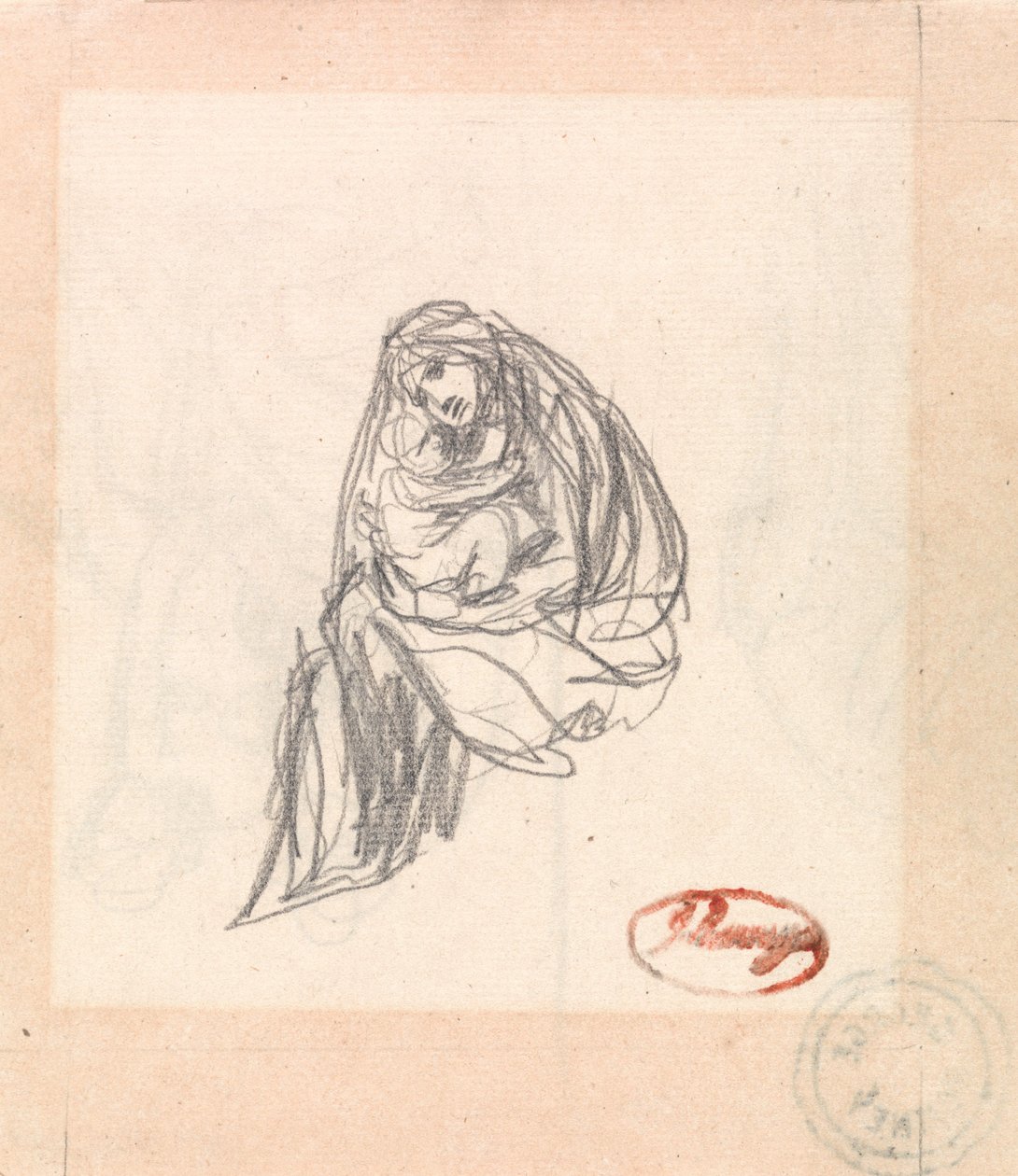 Matka i dziecko autorstwa George Romney