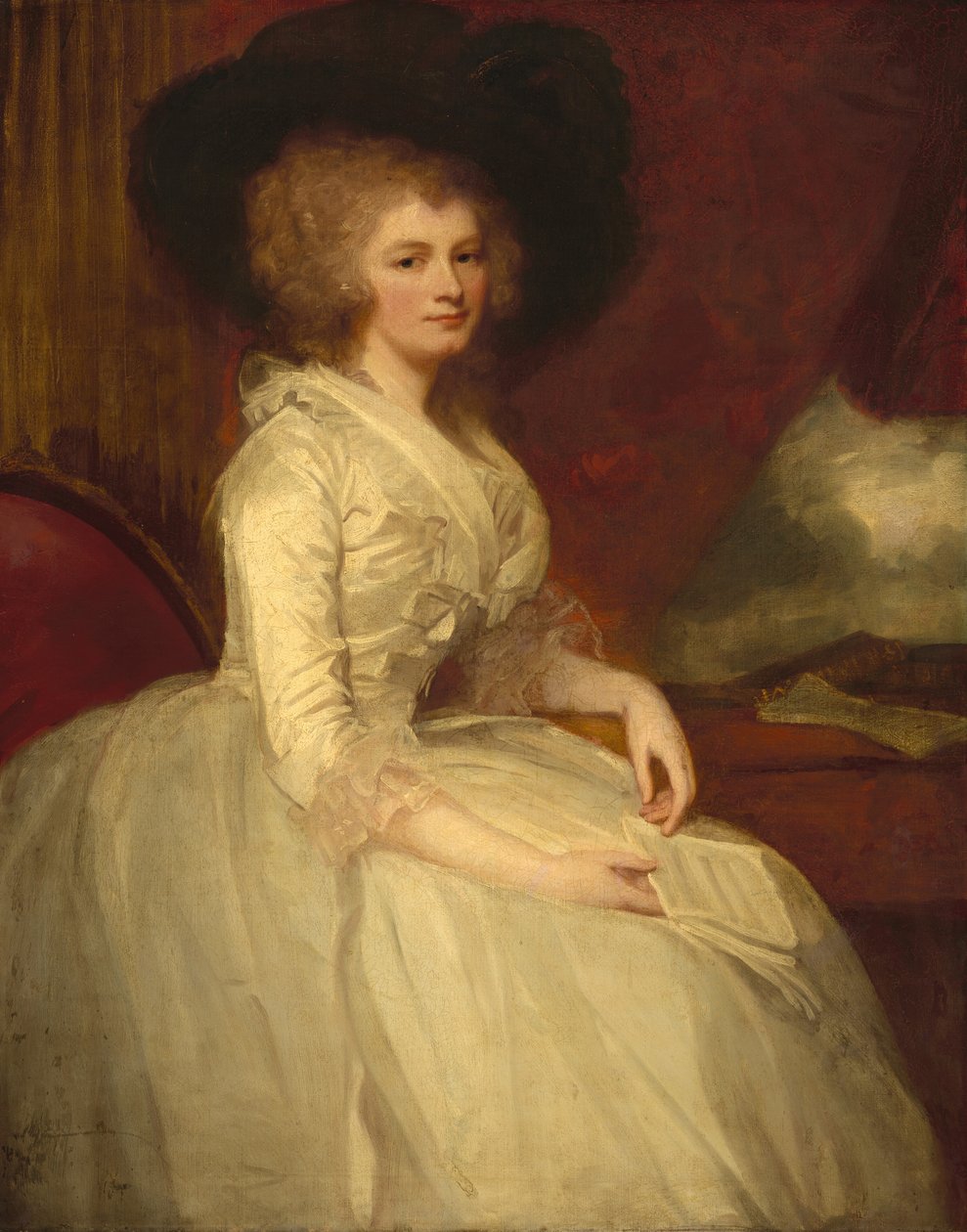 Pani Alexander Blair, 1787-1789. autorstwa George Romney