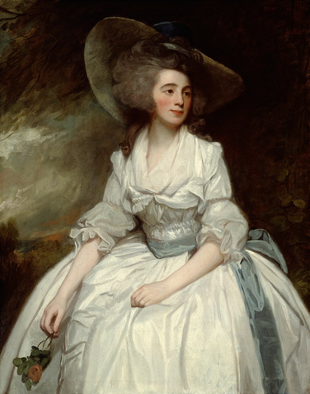 Pani Francis Russell autorstwa George Romney