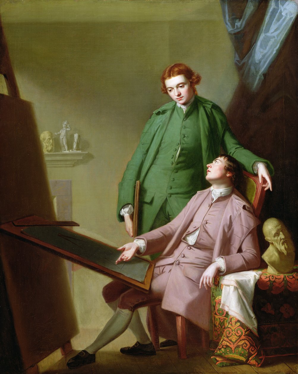 Piotr i James Romney autorstwa George Romney