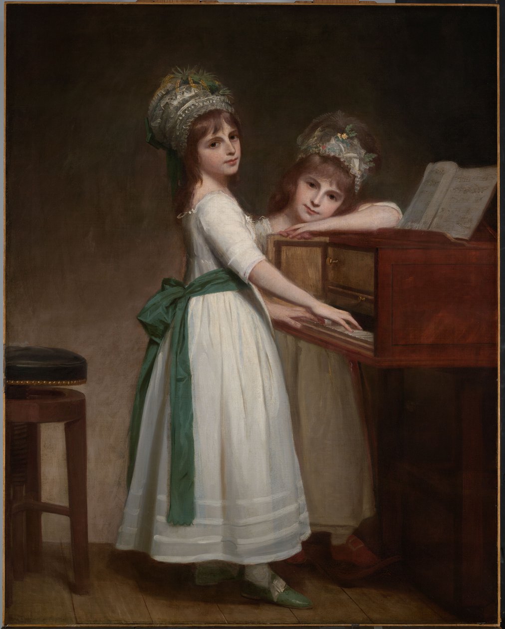 Portret Caroline Thurlow (ur. 1772) i Catharine Thurlow (zm. 1826) autorstwa George Romney