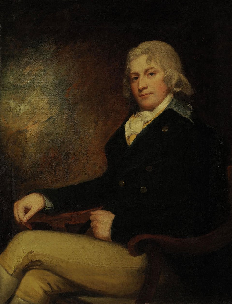 Portret Colina Dunlopa z Garmyle autorstwa George Romney
