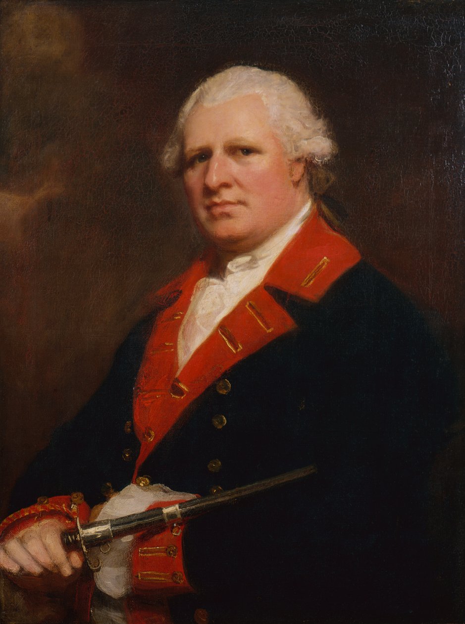 Portret pułkownika Patricka Duffa (olej na płótnie) autorstwa George Romney