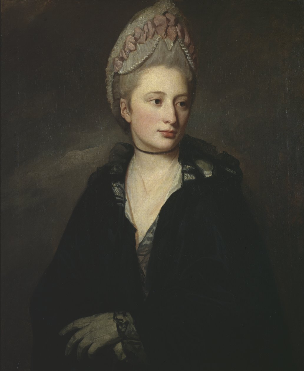 Portret Georgiany, Lady Greville, c.1771-72 autorstwa George Romney