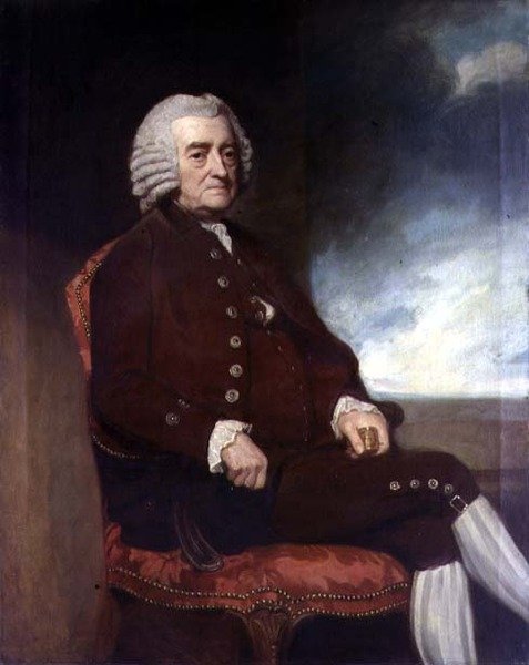 Portret Johna Smitha (1703-87) londyńskiego kupca autorstwa George Romney