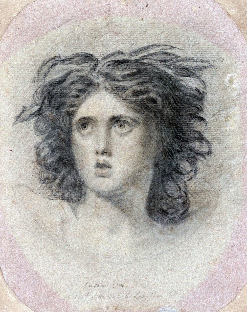 Portret Lady Emmy Hamilton (z domu Hart) autorstwa George Romney