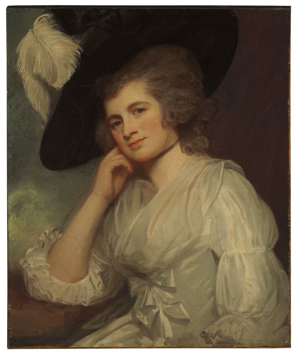 Portret Lady Laetitia Dwór autorstwa George Romney