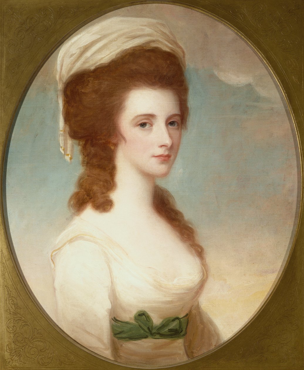 Portret panny Mariah Copley (olej) autorstwa George Romney