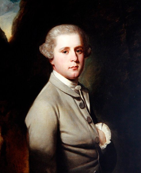 Portret dżentelmena, ok. 1770 (olej na płótnie) autorstwa George Romney