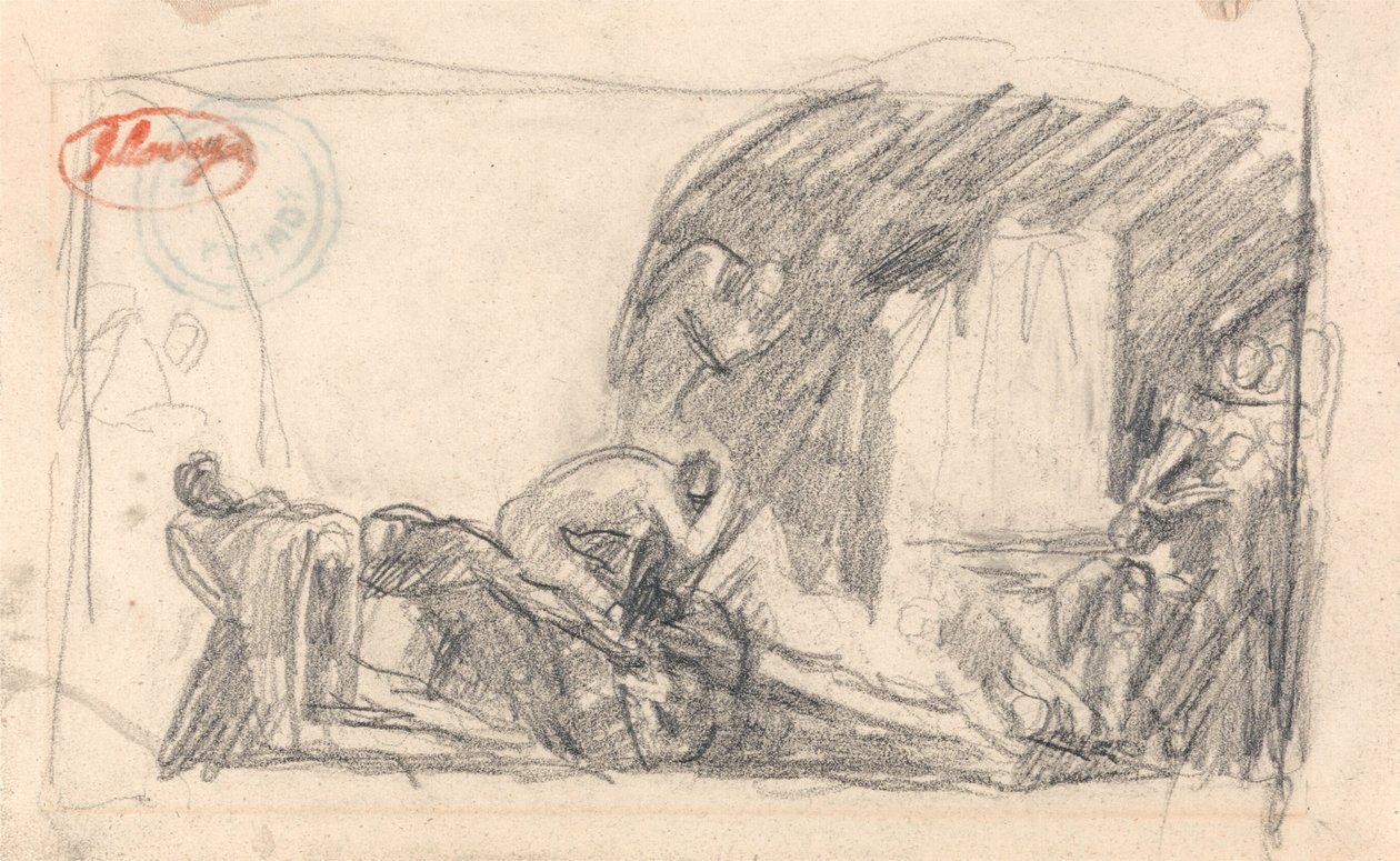 Scena w więzieniu autorstwa George Romney