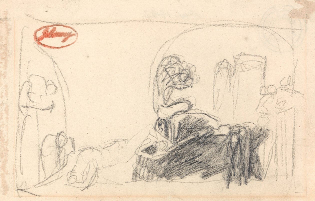 Scena w więzieniu autorstwa George Romney