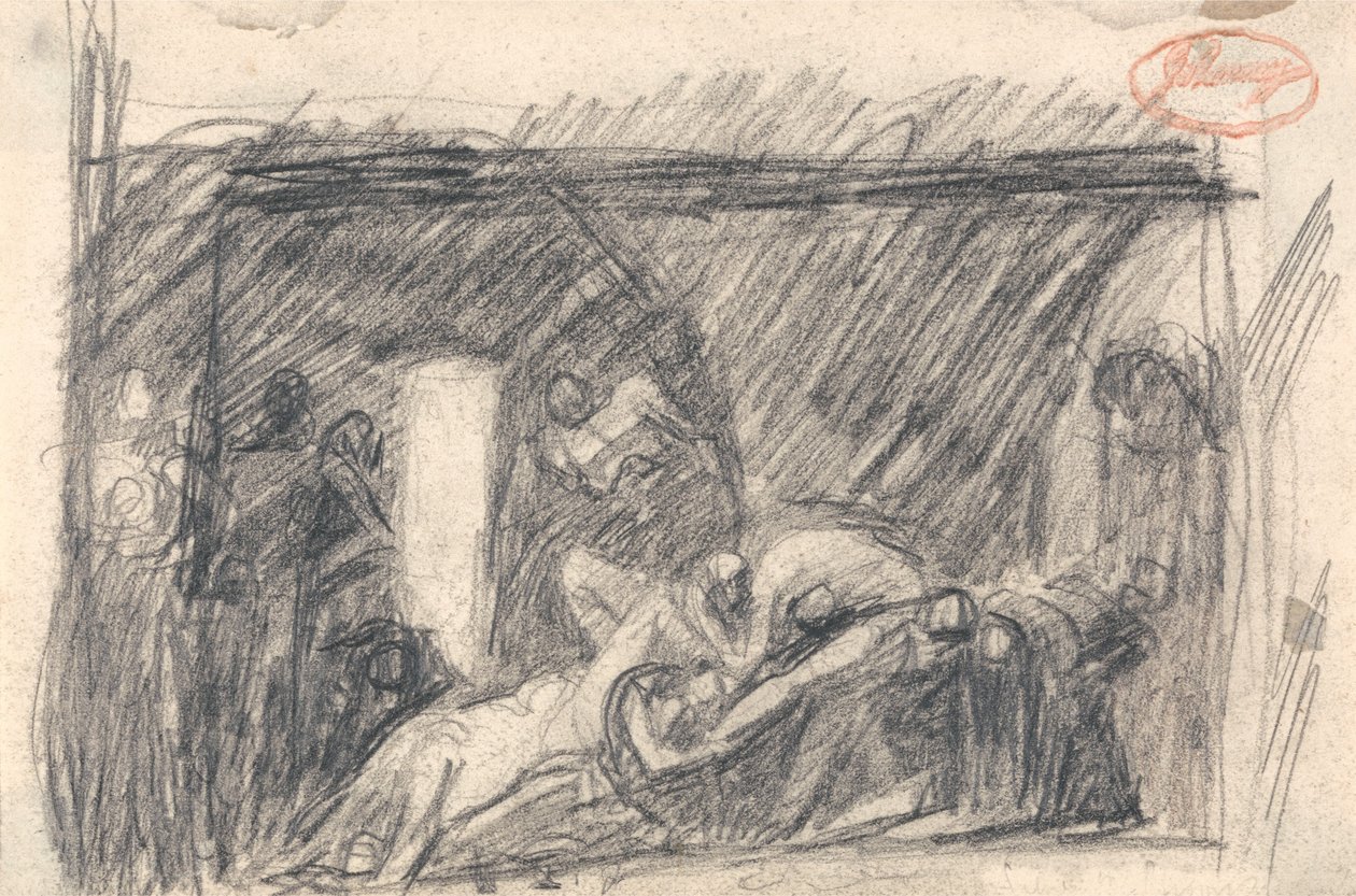Scena w więzieniu autorstwa George Romney