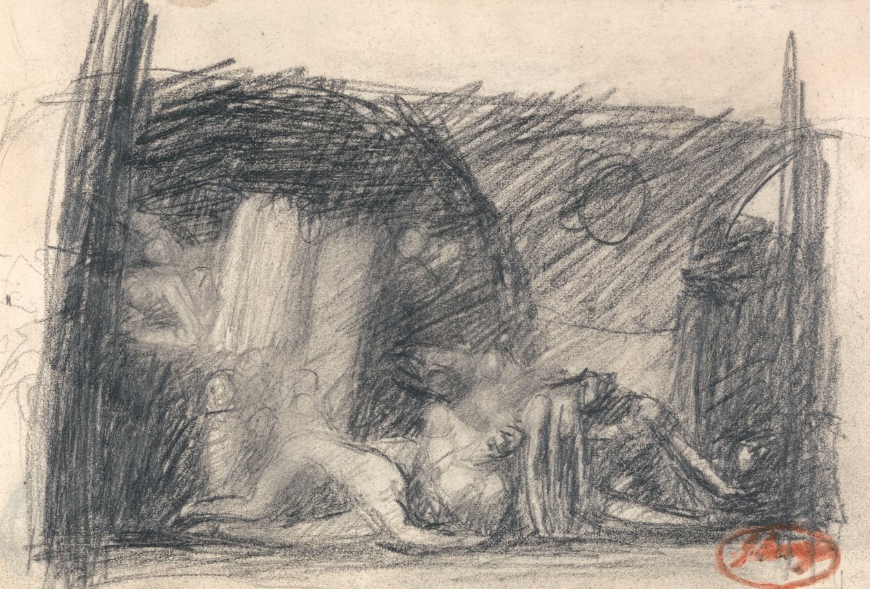 Scena w więzieniu autorstwa George Romney