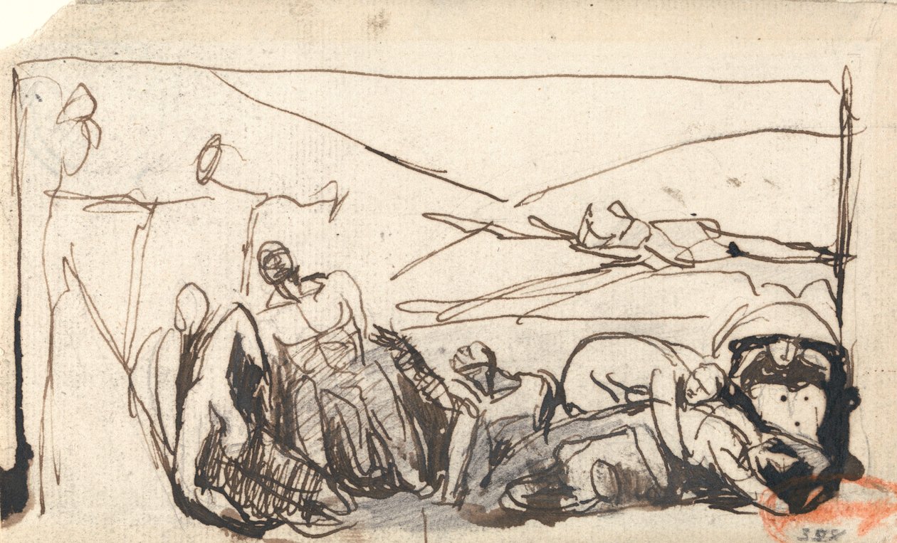Scena w więzieniu autorstwa George Romney