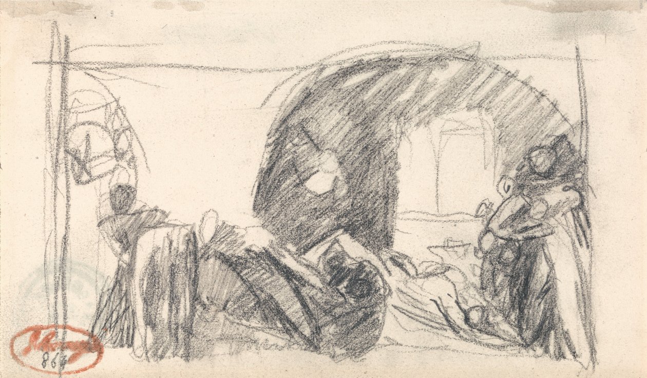Scena w więzieniu autorstwa George Romney