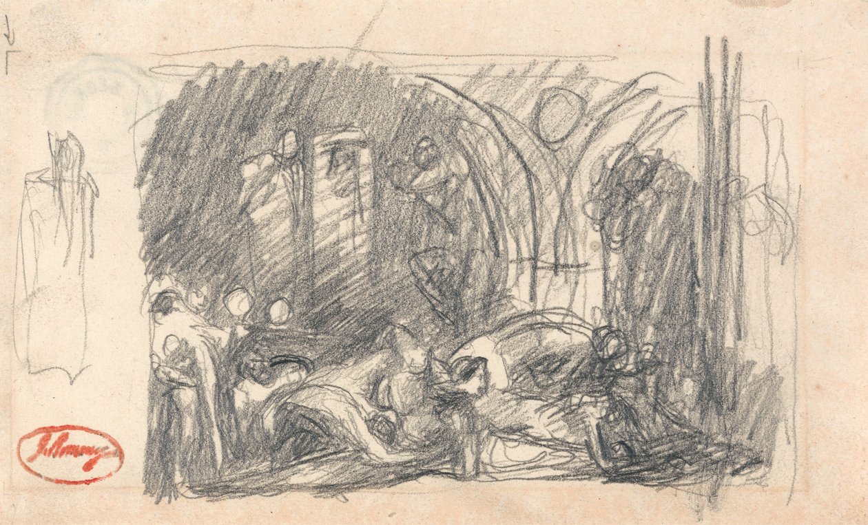 Scena w więzieniu autorstwa George Romney