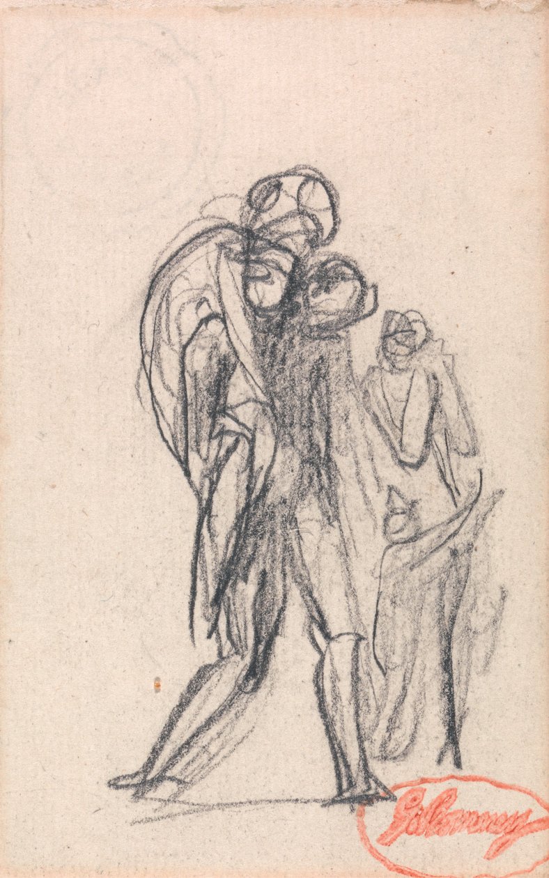 Grupa uchodźców autorstwa George Romney